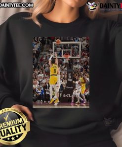 Awesome Tyrese Haliburton Indiana Pacers 2025 NBA Game Frames Sweatshirt showcasing vibrant team colors and stylish design.