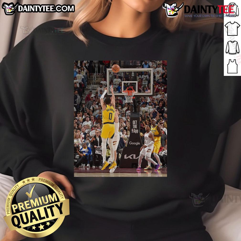 Awesome Tyrese Haliburton Indiana Pacers 2025 Nba Game Frames Sweatshirt Awesome Tyrese Haliburton Indiana Pacers 2025 NBA Game Frames Sweatshirt showcasing vibrant team colors and stylish design.