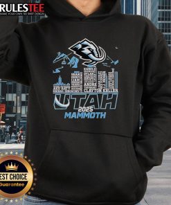 Alt Text: Awesome Utah Mammoth Skyline Name 2025 Hoodie featuring a vibrant skyline design and comfortable fit.