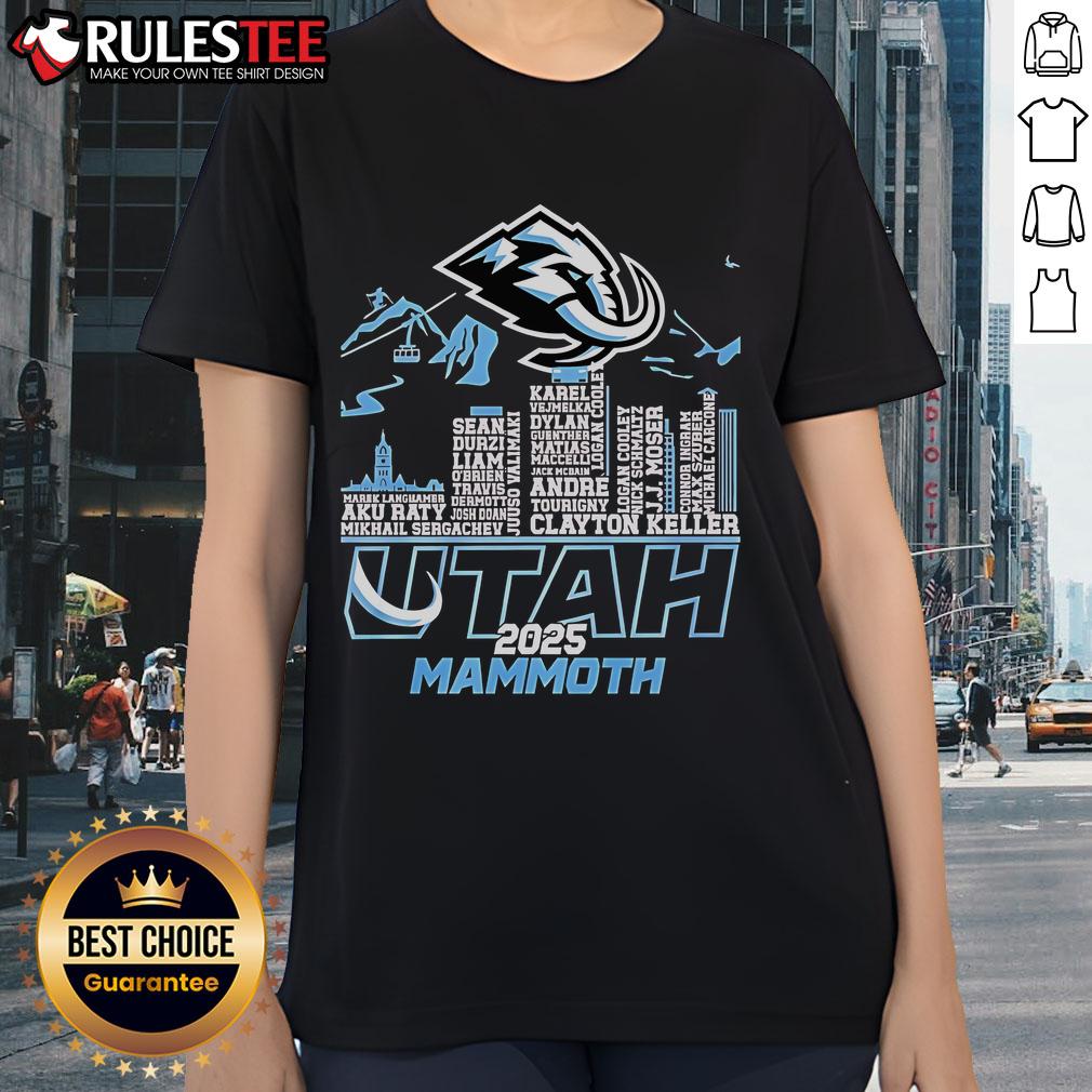 Awesome Utah Mammoth Skyline Name 2025 Ladies Tee Awesome Utah Mammoth Skyline Ladies Tee 2025 featuring a stunning skyline design perfect for casual wear.