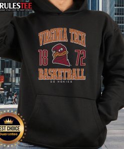 Awesome Virginia Tech Hokies basketball hoodie in maroon and orange, perfect for fans showing team spirit.