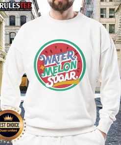 Awesome Watermelon Sugar sweatshirt featuring vibrant colors and a stylish design perfect for summer fashion.