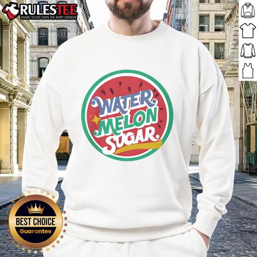 Awesome Watermelon Sugar sweatshirt featuring vibrant colors and a stylish design perfect for summer fashion.
