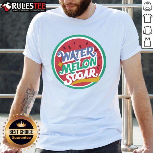 Awesome Watermelon Sugar T-Shirt featuring vibrant watermelon graphic on a stylish cotton tee for summer fashion.