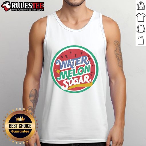 Alt Text: Awesome Watermelon Sugar Tank Top featuring a vibrant watermelon design, perfect for summer style and casual wear.