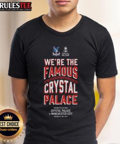 Awesome We're The Famous Crystal Palace Final Junior T-Shirt featuring vibrant colors and team logo for young fans.