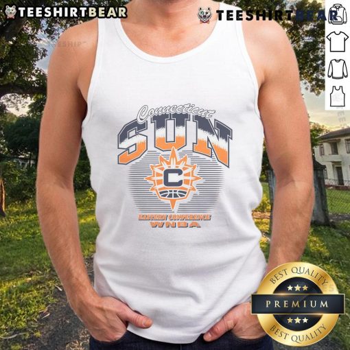 Awesome WNBA Connecticut Sun pick and roll tank top featuring vibrant team colors and stylish design for fans.