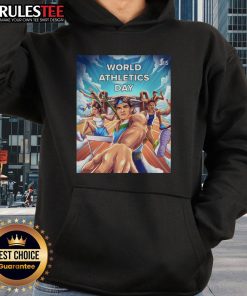 Awesome World Athletics Day Hoodie featuring vibrant colors and a sporty design, perfect for athletes and fans.