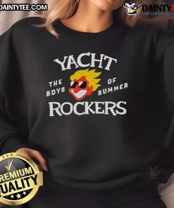 Awesome Yacht Rockers Boys of Summer sweatshirt featuring vibrant design, perfect for fans of summer vibes and music.