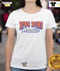Alt Text: Official Bing Bong Hankie Ladies Tee featuring a stylish design and comfortable fit for everyday wear.