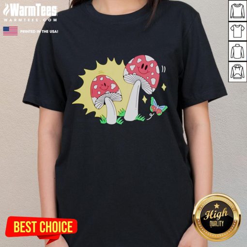 Cute American Socks Never Stop Growing Ladies Tee featuring a playful design and vibrant colors, perfect for casual wear.