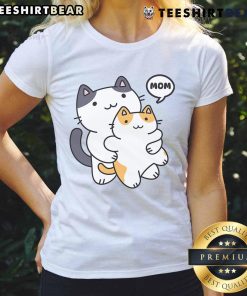 Cute Best Cat Mom Ever Ladies Tee featuring a playful cat design, perfect for cat lovers and stylish moms.