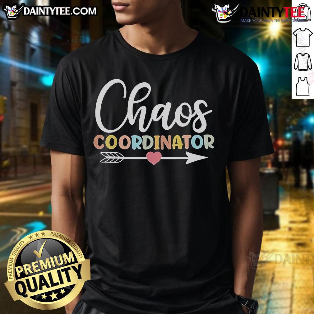 Cute Best Tie Dye Chaos Coordinator T Shirt Alt Text: Cute best tie dye chaos coordinator t-shirt featuring vibrant colors and a fun design, perfect for stylish organization.
