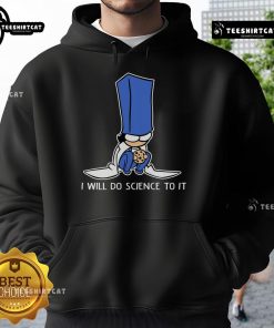 Cute Biscuit Science hoodie featuring playful design, perfect for science lovers and cozy casual wear.