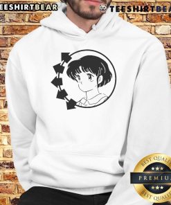 Alt Text: Cute Blink-182 Akane Tendo smiley anime girl hoodie design featuring vibrant colors and playful graphics.