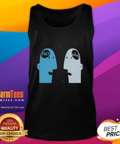 Adorable tank top featuring 'Cute Cognitive Dissonance' design, blending facts and beliefs for a fun fashion statement.