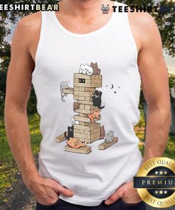 Adorable kittens gaming on a tank top design, perfect for cat lovers and gamers alike. Cute Gaming Kittens Tank Top.