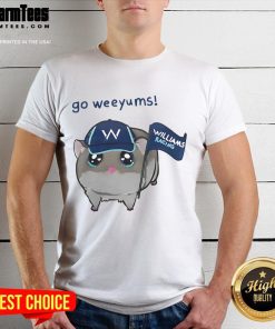 Alt Text: Cute Go Weeyums Williams Racing T-Shirt featuring vibrant colors and a stylish design for racing fans.