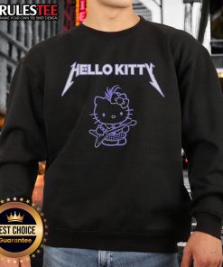 Cute Hello Kitty Forever metal sweatshirt featuring vibrant graphics and cozy design, perfect for casual wear.