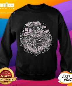 Cute Nintendo's Pikmin Pick Me Gacha Capsule sweatshirt featuring colorful Pikmin designs for fans and gamers.