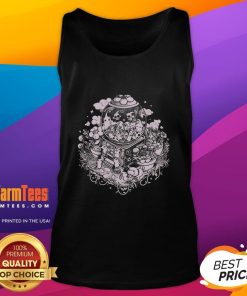 Alt Text: Cute Nintendo's Pikmin Pick Me Gacha Capsule tank top featuring vibrant colors and playful design for fans.