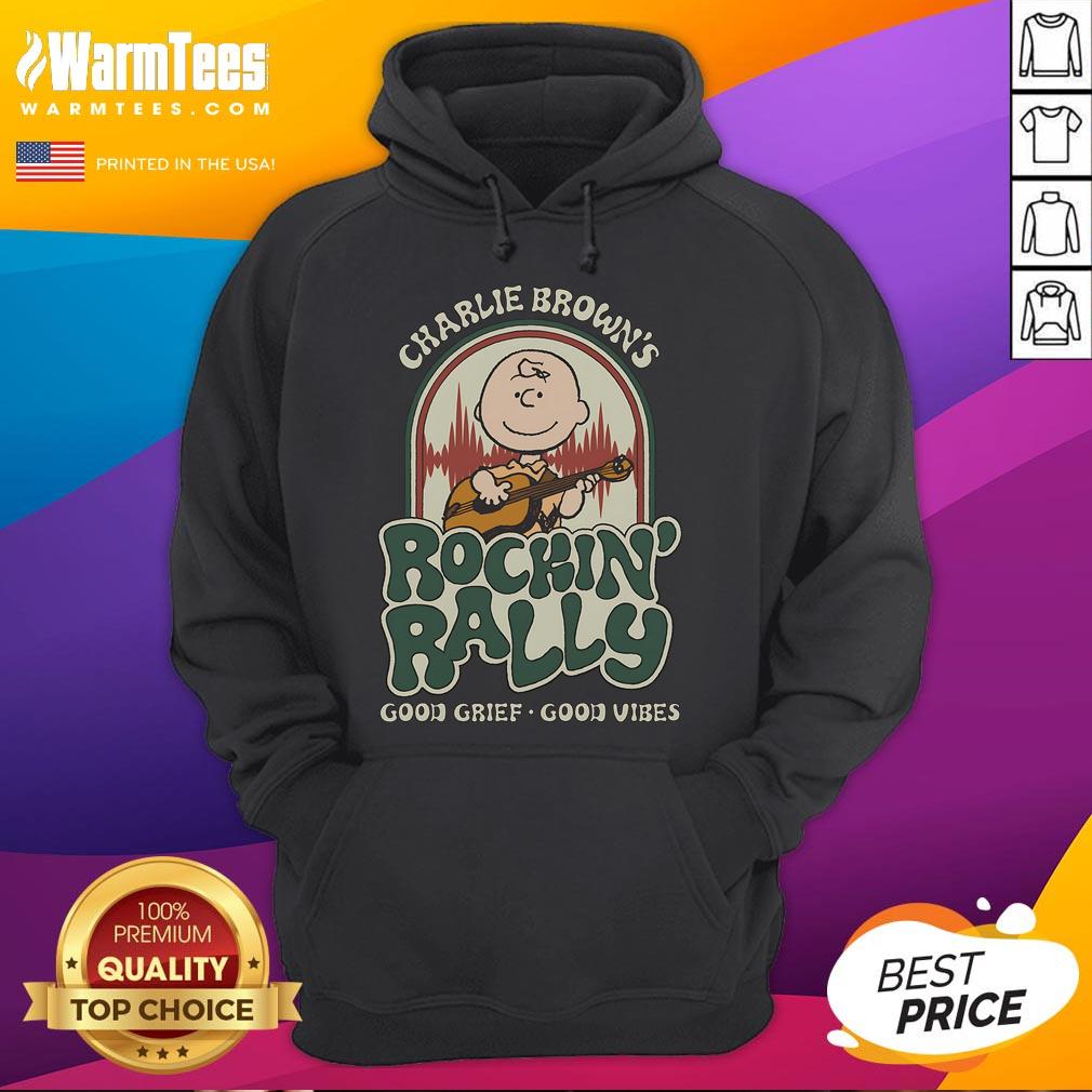 Cute Peanuts Charlie Brown'S Rockin' Rally Good Grief Good Vibes Hoodie Cute Peanuts Charlie Brown Rockin Rally Good Grief Good Vibes Hoodie featuring colorful cartoon designs.