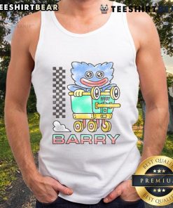 Cute Poppy Playtime Barry Cart tank top featuring vibrant colors and playful design, perfect for fans of the game.
