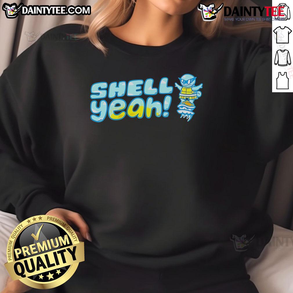 Cute Shell Yeah Squirtle Pokemon Sweatshirt Cute Shell Yeah Squirtle Pokemon sweatshirt featuring a vibrant Squirtle design, perfect for Pokemon fans.