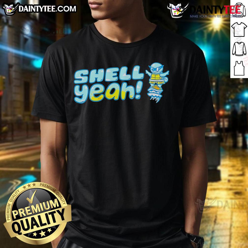 Cute Shell Yeah Squirtle Pokemon T Shirt Cute Shell Yeah Squirtle Pokemon T-Shirt featuring vibrant graphics of Squirtle, perfect for Pokemon fans and collectors.