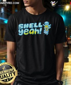 Cute Shell Yeah Squirtle Pokemon T-Shirt featuring vibrant graphics of Squirtle, perfect for Pokemon fans and collectors.
