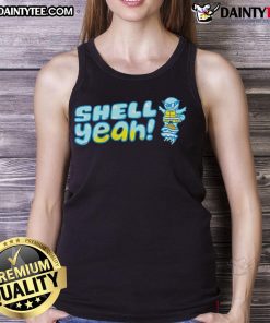 Cute Shell Yeah Squirtle Pokemon tank top featuring vibrant graphics and a playful design for Pokemon fans.