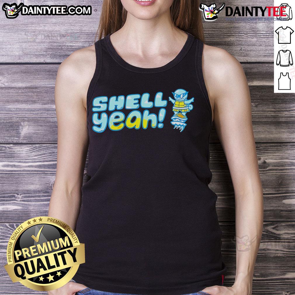 Cute Shell Yeah Squirtle Pokemon Tank Top Cute Shell Yeah Squirtle Pokemon tank top featuring vibrant graphics and a playful design for Pokemon fans.