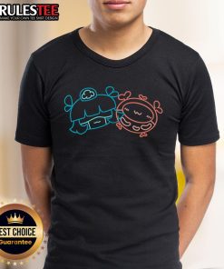 Alt Text: Cute Shoomimi and Shoominion Vtuber T-Shirt featuring adorable graphics of popular characters in vibrant colors.