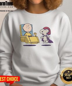 Cute Snoopy Peanuts Woodstock X-Men sweatshirt featuring vibrant graphics and cozy design for fans of comics and cartoons.