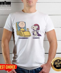 Cute Snoopy Peanuts Woodstock X-Men T-Shirt featuring vibrant graphics of Snoopy and Woodstock in superhero style.