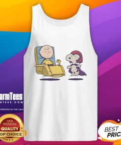 Alt Text: Cute Snoopy Peanuts Woodstock X-Men tank top featuring iconic characters in a vibrant design.