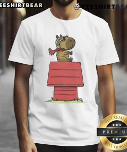 Adorable Cute Snoopybara T-Shirt featuring a playful cartoon design, perfect for casual wear and fans of Snoopy.