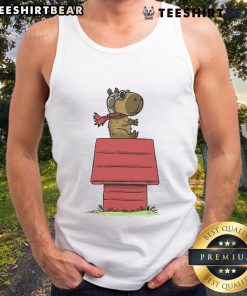Cute Snoopybara tank top featuring a playful design and vibrant colors, perfect for casual summer outfits.