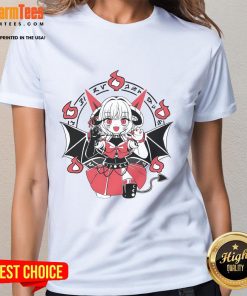 Cute Textilgremlin Vorbestellung Lightmotif Waifu Ladies Tee featuring a playful design for anime fans.