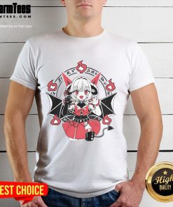 Cute Textilgremlin Vorbestellung Lightmotif Waifu T-Shirt featuring vibrant anime-inspired design and playful graphics.