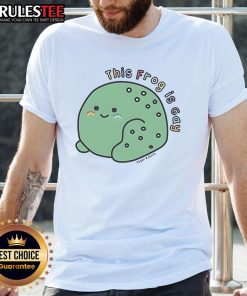 Alt Text: Cute This Frog Is Gay Sugar And Sloth T-Shirt featuring a colorful frog design promoting LGBTQ+ pride.