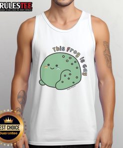 Alt Text: Cute frog graphic on a gay-themed Sugar and Sloth tank top, perfect for pride celebrations and casual wear.