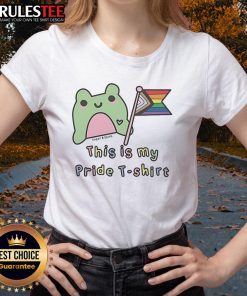 Alt Text: Cute LGBT ladies tee featuring 'This Is My Pride' design by Sugar and Sloth, perfect for Pride celebrations.
