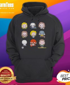 Cute Thunderbolts emoji characters hoodie featuring vibrant designs and playful graphics for a fun, stylish look.