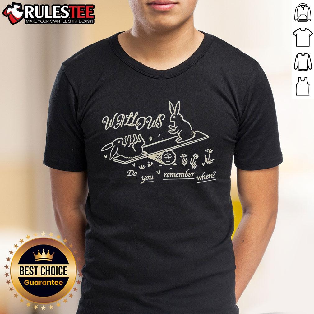 Cute Wallows Do You Remember When Bunny T Shirt Alt Text: Cute Wallows Do You Remember When Bunny T-Shirt featuring a playful bunny design, perfect for fans and casual wear.
