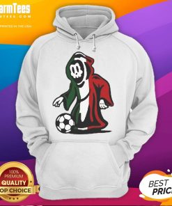 Cute Warren Lotas Futbol Baby Reaper Hoodie featuring a playful design for stylish infants.