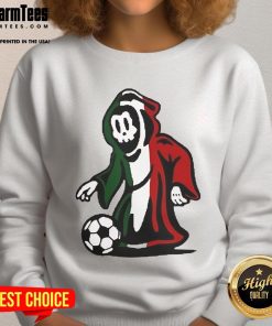 Cute Warren Lotas futbol baby reaper sweatshirt featuring a playful design for trendy infants and toddlers.