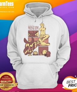 Alt Text: Cute Welcome to the Museum Connoisseur Hoodie featuring vibrant design and cozy fit, perfect for art lovers.