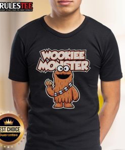 Alt Text: Cute Wookie Monster T-Shirt featuring a playful design of a furry monster, perfect for fans of whimsical apparel.