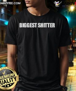 Funny Biggest Shitter T-Shirt featuring humorous graphics and playful text for a lighthearted fashion statement.